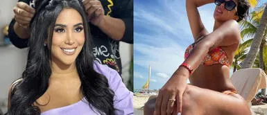 Melissa Paredes y look tropical Melissa Paredes se luce feliz tras ruptura con nuevo bailarín enfundada en vibrante look tropical