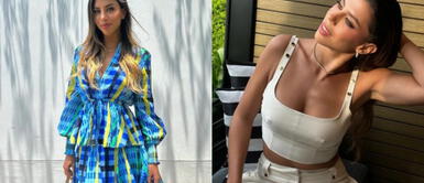 Alondra García total look Alondra García Miró roba suspiros junto a Connie Chaparro con un imponente total look psicodélico