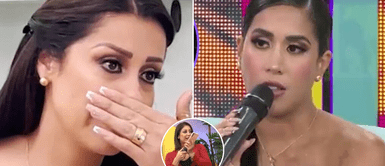 Melissa Paredes colgó la llamada de Karla Tarazona tras llamarla EN VIVO. Melissa Paredes 'choteo' EN VIVO a Karla Tarazona por interés en su ruptura con Anthony Aranda
