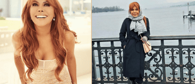 Magaly Medina muestra su lado más humano Magaly Medina REGRESA a Lima y muestra su lado MÁS TIERNO nunca antes visto