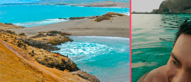 La playa escondida de Huarmey de aguas turquesas que parece una piscina La playa escondida de Huarmey de aguas turquesas que parece una piscina: "Viene muy poca gente"