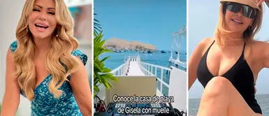 Gisela Valcárcel celebró sus 61 años en su casa de playa de Naplo Con muelle incluido: así es la lujosa casa de playa de Gisela Valcárcel donde hizo su exclusivo cumpleaños