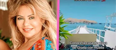 Así es la casa de playa Millonaria con muelle que tiene la empresaria. Gisela Valcárcel: Esta es la MILLONARIA casa de playa con muelle incluido que tiene la conductora donde celebró su cumpleaños