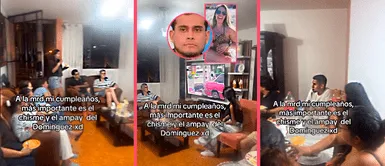 Familia detiene fiesta de cumpleaños para ver el ampay de Christian Domínguez Familia detiene fiesta de cumpleaños para ver el ampay de Christian Domínguez: "Más importante es el chisme"