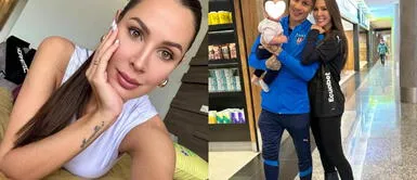 Ana Paula bikini tie dye Ana Paula Consorte arrasa en el sur de Lima con impetuoso bikini multicolor efecto bleached