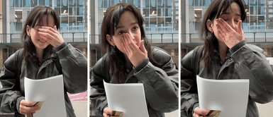 Una joven estadounidense se ha plantado frente a algunas empresas de hostelería, currículum en mano. Foto: @Lohannysant/tiktok/captura. Video: @Lohannysant/tiktok Joven rompe en llanto tras no encontrar trabajo pese a tener DOS carreras y saber TRES idiomas