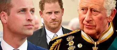El rey Carlos III es padre de los príncipes William y Harry de Inglaterra Rey Carlos III es diagnosticado con cáncer: príncipe Harry viajará a Inglaterra para verlo