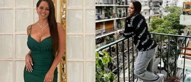 Melissa Klug look Melissa Klug causa sensación a sus 40 años con un magnético vestido de glitter y transparencias