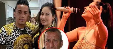 Pamela Franco llamó al papá de Christian Cueva para "calmar" a Pamela López Pamela Franco llamó al papá de Christian Cueva para "calmar" a Pamela López