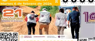 Conoce los números ganadores de la Lotería Nacional. Resultados Sorteo Mayor de HOY martes 6 de febrero: lista de números ganadores