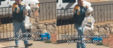 Padrastro lleva comida a la hija de su esposa a pesar que ya está casada y tiene hijos Padrastro engríe a la hija de su esposa a pesar que ya está casada y tiene hijos: "Es mi padre"