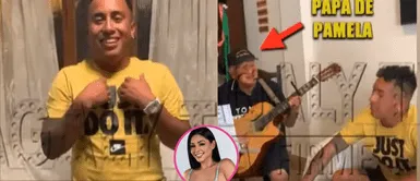 Christian Cueva se reúne con papá de Pamela Franco en Chimbote Christian Cueva se reúne con papá de Pamela Franco en su casa en Chimbote y cantan juntos