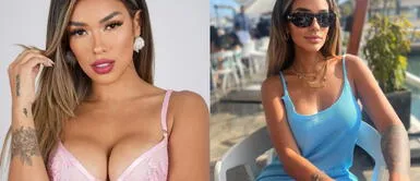 Shirley Arica desata ola de suspiros con seductor bikini holográfico de acabado metalizado Shirley Arica desata ola de suspiros con seductor bikini holográfico de acabado metalizado