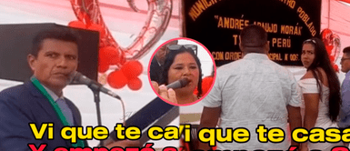 Mujer reconoce a su pareja que se iba a casar e impide la boda en Tumbes "¡Yo señor!": mujer reconoce a su pareja que se iba a casar e impide la boda en Tumbes