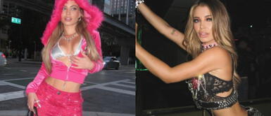 Flavia Laos look barbie Flavia Laos se transforma en una barbie real con un sensual look deportivo total pink