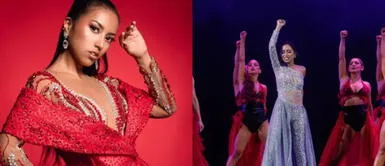 Lita Pezo viña del mar look Lita Pezo domina al monstruo de la 'Quinta Vergara' en Viña del Mar con glamoroso enterizo de plata