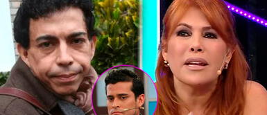 Magaly Medina arremete contra Ernesto Pimentel por defender a Christian Domínguez. Magaly Medina arremete contra Ernesto Pimentel por defender a Christian Domínguez.