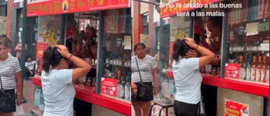 Peruana recurre a una limpia en el Barrio chino para superar a su ex Peruana recurre a una limpia en el Barrio chino para superar a su ex: "Te olvido a las buenas o a las malas"