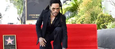 Lenny Kravitz recibe su estrella en el Paseo de la Fama en Hollywood Lenny Kravitz recibe su estrella en el Paseo de la Fama en Hollywood