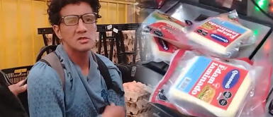 No son de acá: hombre se defiende tras detenido luego de robar embutidos en una tienda de Pueblo Libre "No son de acá": hombre se defiende tras detenido luego de robar embutidos en una tienda de Pueblo Libre