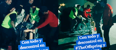 Hombre asiste a concierto de Blink-182, se mete al pogo y termina en silla de ruedas ¿Se cree adolescente? Hombre asiste a concierto de Blink-182, se mete al pogo y termina en silla de ruedas