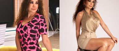 Janet Barboza bikini Janet Barboza IMPACTA con un vibrante BIKINI estilo retro gobernado por la moda tropical