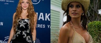 María Pía Copello se atreve y opaca a Shakira en el estreno de su álbum con audaz vestido futurista inspirado en JLo María Pía Copello se roba el show y opaca a Shakira con sagaz look futurista de armadura metálica