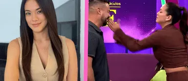 La conductora sorprende con esta acción que deja impactados a todos. Jazmín Pinedo manda TREMENDA “CACHETADA” a reportero en vivo por esta IMPENSADA razón: ¿Qué pasó?