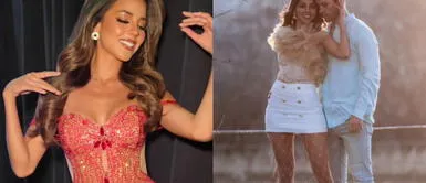 Luciana Fuster con vestido de flores Luciana Fuster goza sus días junto a Patricio Parodi en lujoso yate con magnético vestido floral