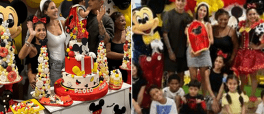 Ana Paula Consorte y Paolo Guerrero se mostraron muy felices en cumpleaños de Paolo André. Emotiva reunión: Doña Peta y Ana Paula Consorte posan juntas en el cumpleaños de Paolo André