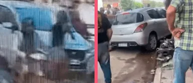 Mujer embarazada es víctima de asalto en moto lineal y su esposo los atropella con su auto MUJER EMBARAZADA es víctima de ASALTO en moto lineal y su esposo los atropella con su auto