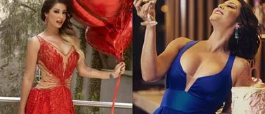 Karla Tarazona bikini tropical Karla Tarazona arrasa a orillas del mar con elegante bikini negro con detalles tropicales