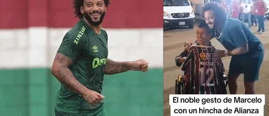 Marcelo Vieira demostró su gran corazón. Hincha de Alianza Lima logró lo que Barcos y Campos no pudieron con Marcelo de Fluminense