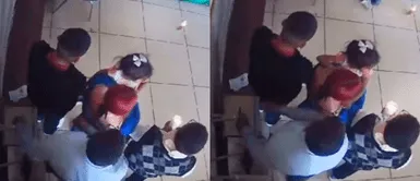 Sorprenden a familia robando urna de limosnas en iglesia ¡Insólito! Sorprenden a familia robando urna de limosnas en iglesia: "La calle está dura"
