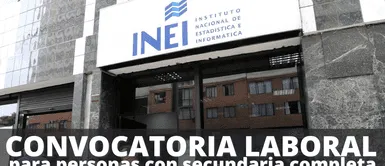 ¿Secundaria completa y buscas chamba? INEI abrió 283 puestos de TRABAJO a nivel nacional: postula AQUÍ ¿Secundaria completa y buscas chamba? INEI abrió 283 puestos de TRABAJO a nivel nacional: postula AQUÍ