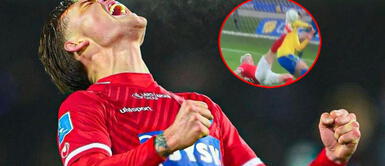 Oliver Sonne: lateral de la selección peruana anota golazo de chalaca en la Superliga Danesa Oliver Sonne: lateral de la selección peruana anota golazo de chalaca en la Superliga Danesa