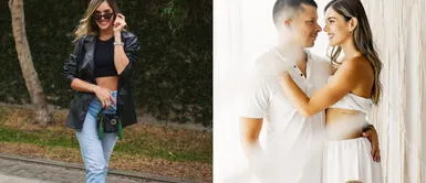 Korina Rivadeneira con botas de látex Korina Rivadeneira celebra el cumpleaños de Mario Hart enfundada en pícaro look con botas de látex