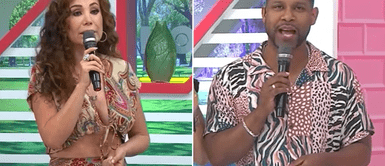 Janet Barboza se molesta con Giselo por hablar de su edad. Janet Barboza CALLÓ a Edson Dávila tras ATAQUES por su AVANZADA edad