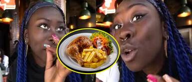 Africanas se chuparon los dedos. Africanas prueban pollo a la brasa por primera vez y ESTÁ fue reacción