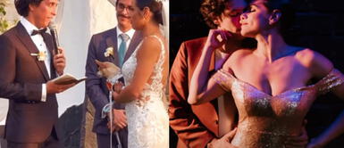 MATEO GARRIDO LECCA BODA Mateo Garrido Lecca y Verónica Álvarez se casan en romántica boda: Así fue el vestido de la novia | VIDEO