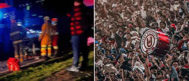 Conoce los detalles del accidente que padecieron hinchas de la U. Hinchas de Universitario heridos en accidente automovilístico durante viaje a Brasil