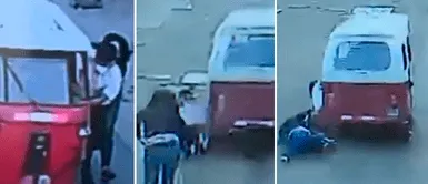 Mujer pelea ferozmente con ladrón y lo deja sin pantalón tras ser arrastrados por mototaxi cómplice Mujer pelea ferozmente con ladrón y lo deja sin pantalón tras ser arrastrados por mototaxi cómplice