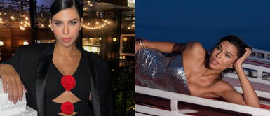 Alondra García Miró vestido de plumas Alondra García se luce como un majestuoso cisne con vestido de Alta Costura decorado con plumas