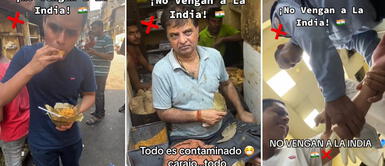 Peruano viaja a la India y casi muere al probar su comida callejera: "No vengan" Peruano viaja a la India y casi muere al probar su comida callejera: "No vengan"
