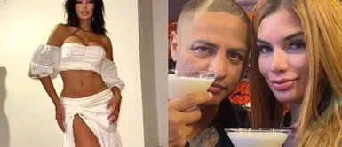 Samantha Batallanos Samantha Batallanos desata furor con un imponente trikini negro lleno de elegancia y sensualidad