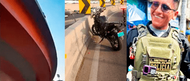 Surco: policía motorizado muere en fatal accidente tras caer a más de 8 metros del puente Derby Surco: policía motorizado muere en fatal accidente tras caer a más de 8 metros del puente Derby