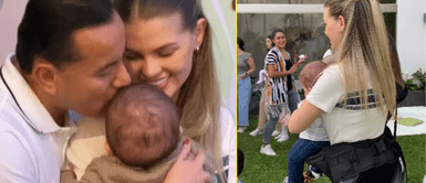 Brunella Horna muestra foto de su hijo con Acuña. Brunella Horna termina con el MISTERIO del rostro de su bebé con Acuña: ¿A quién se parece?