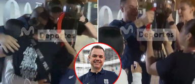 Alianza Lima: Rafael Petry se emociona al borde de las lágrimas al recibir el título nacional por parte de sus jugadoras Alianza Lima: Rafael Petry se emociona al borde de las lágrimas al recibir el título nacional por parte de sus jugadoras