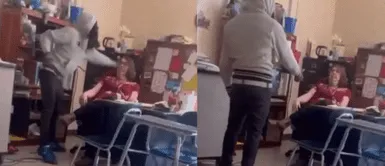Captan BRUTAL AGRESIÓN de alumno contra su maestra en plena clase y nadie lo detiene Captan BRUTAL AGRESIÓN de alumno contra su maestra en plena clase y nadie lo detiene | VIDEO