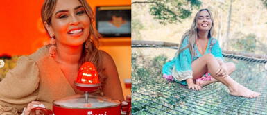 Ethel Pozo deslumbra con vestido negro Ethel Pozo roba corazones con un elegante vestido negro con mangas transparentes